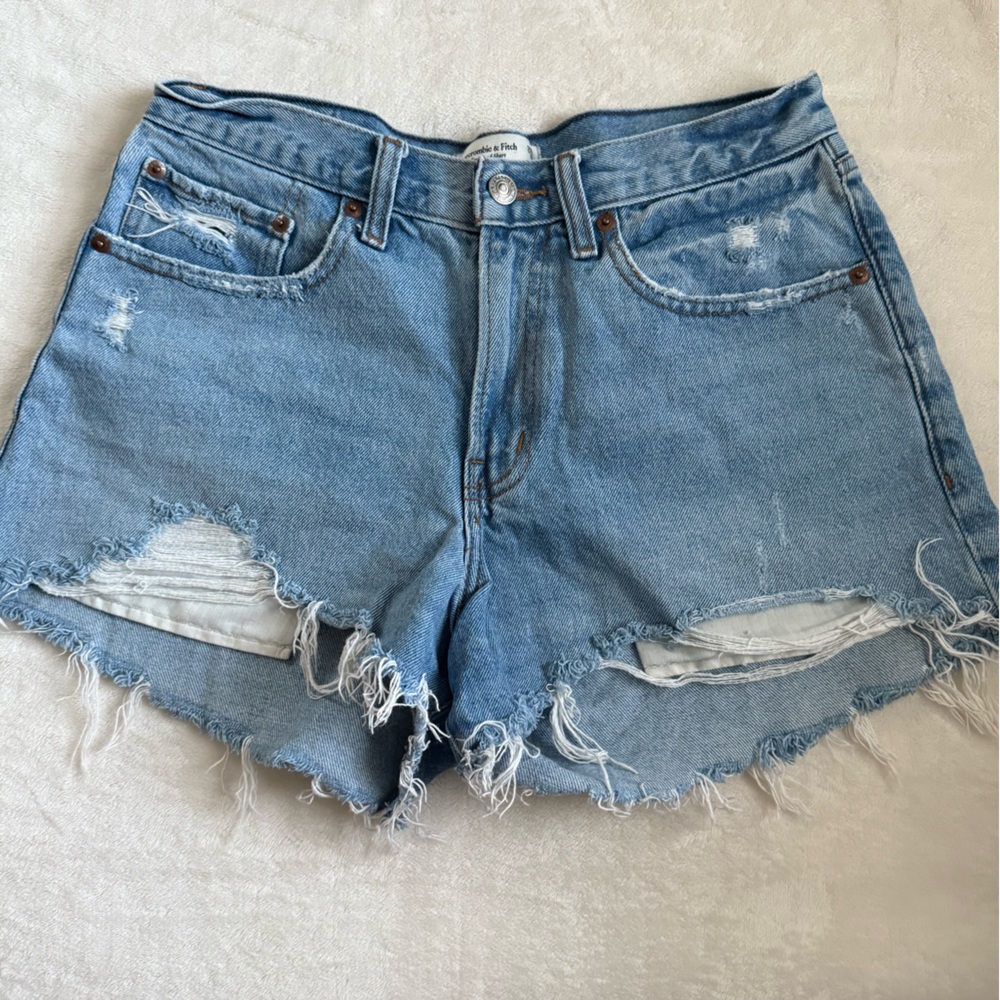 Abercrombie and fitch jean shorts